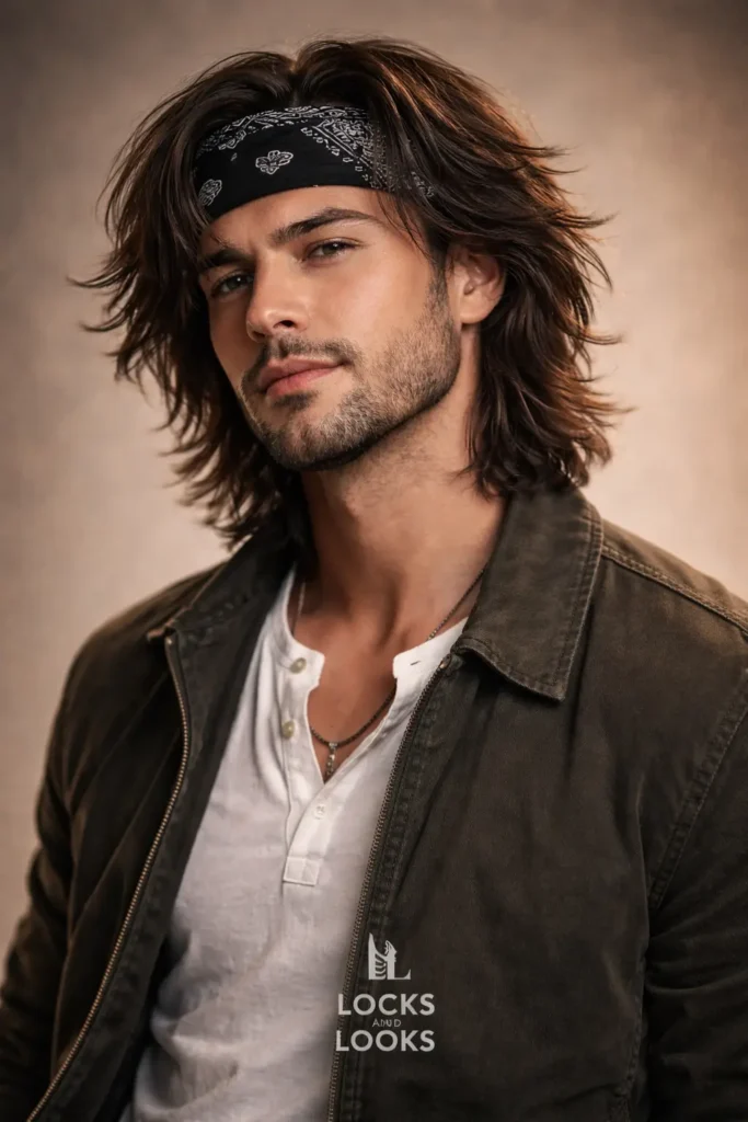 Shag with Headband or Bandana