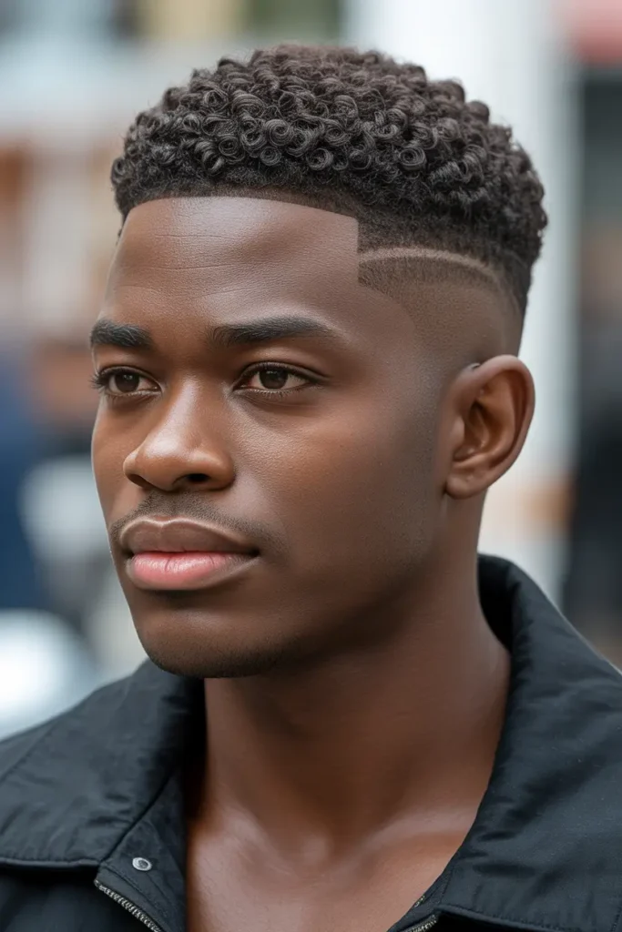 Short Afro Taper