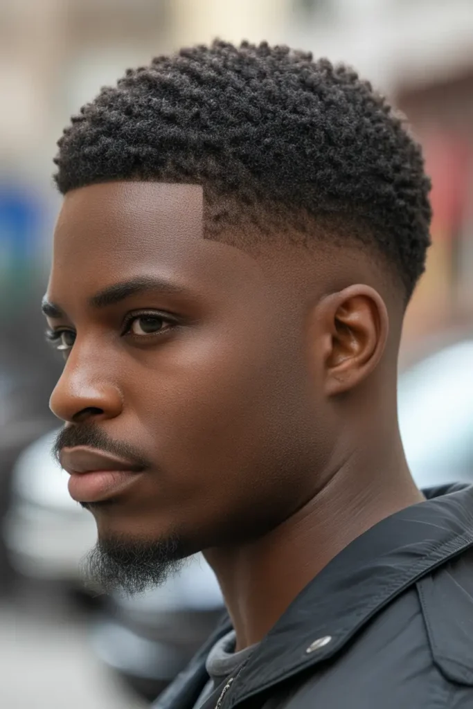 Short Afro Taper