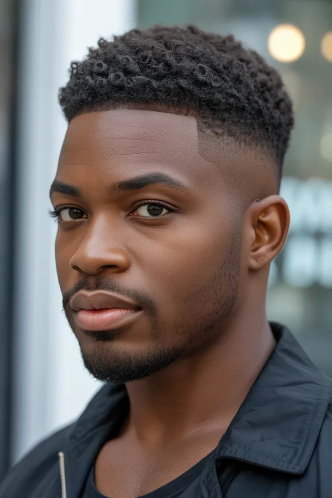 Short Afro Taper