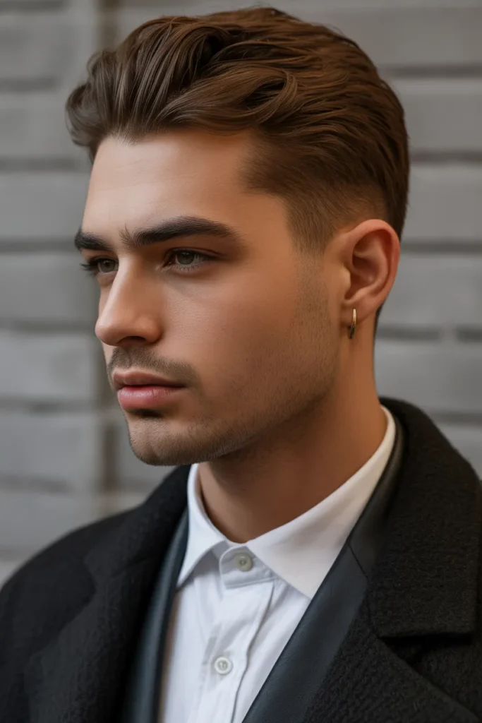 Short Blowout with Edged Hairline