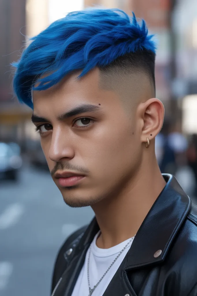 Short Blue Undercut (Asta Inspired)