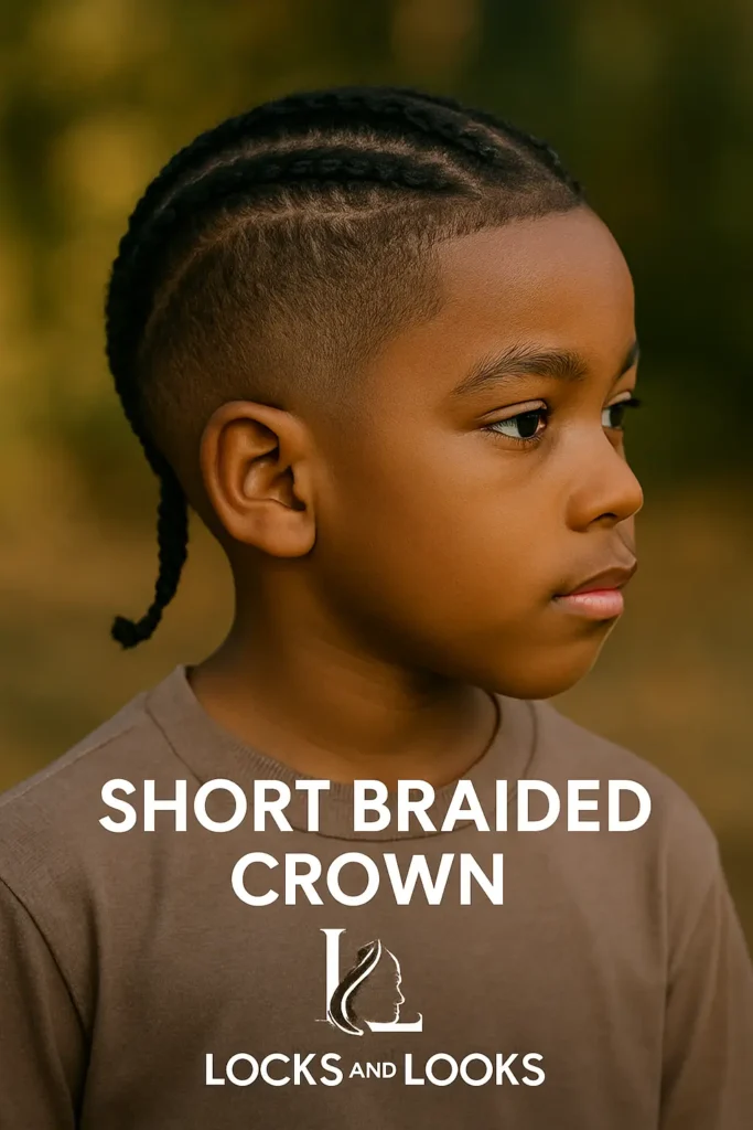 Short Braided Crown