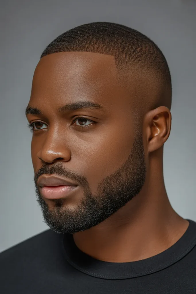 Short Buzz with Beard Blend