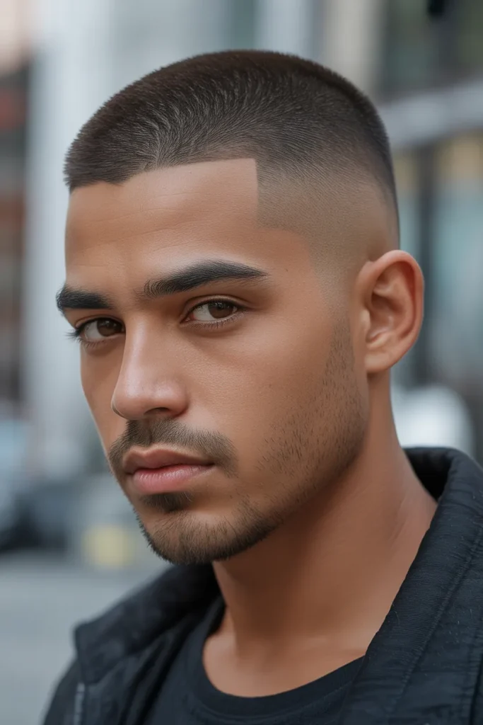 Short Crop with Mid Fade