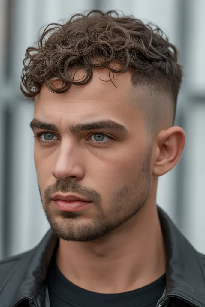 Short Curls with Line-Up