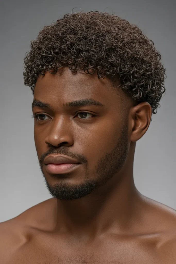 Short Curly Afro