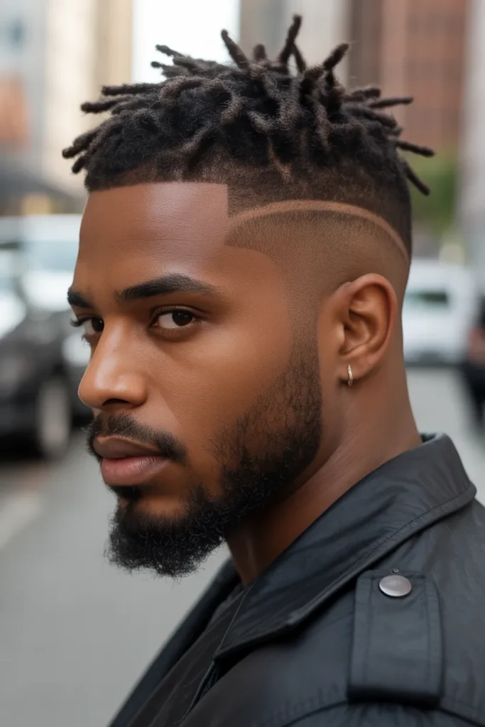 Short Dreads with Fade