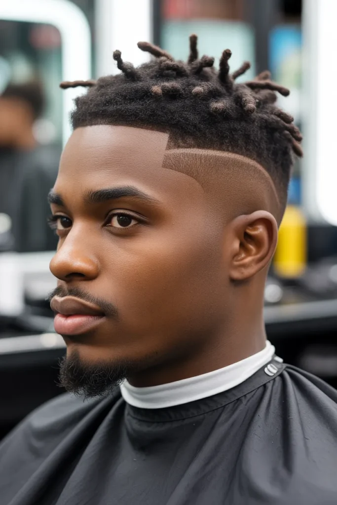 Short Dreads with Fade