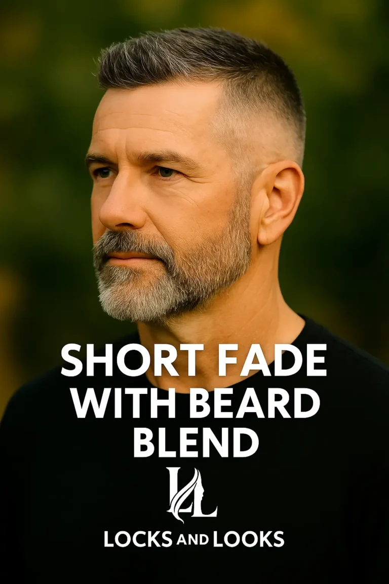 Short Fade with Beard Blend