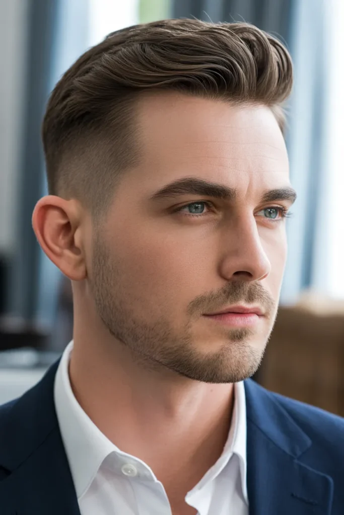 Short Layered Comb Over