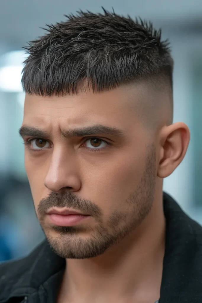 Short Spiky Caesar Cut