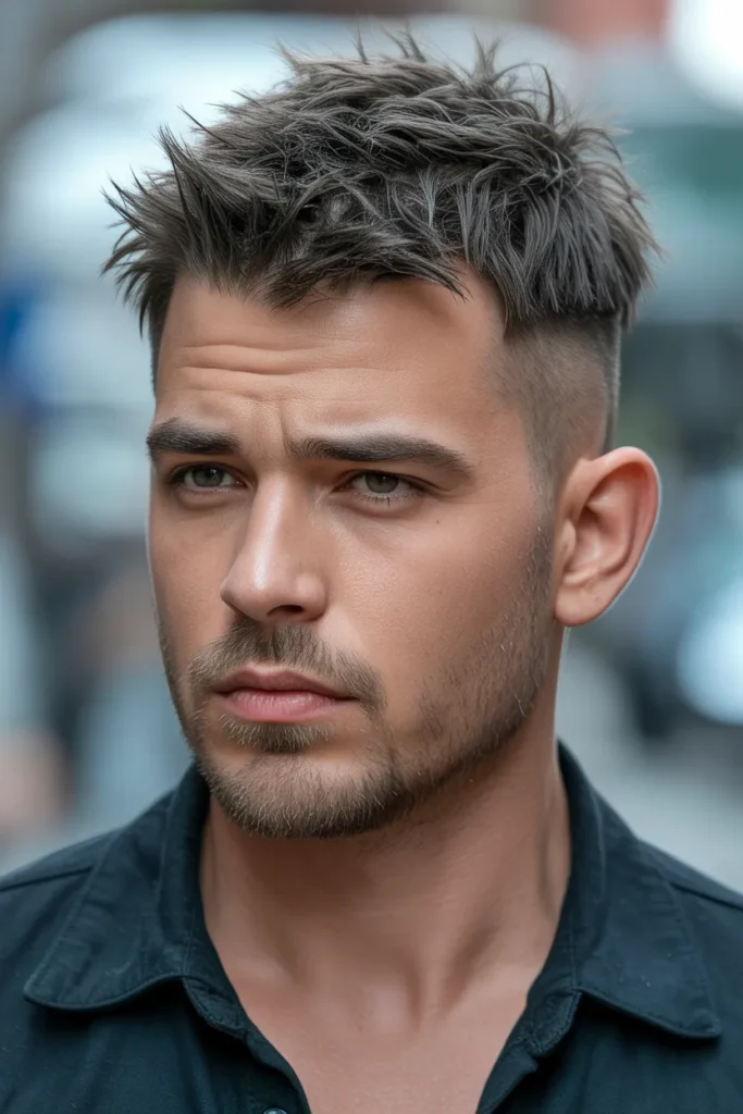 Short & Spiky Messy Cut