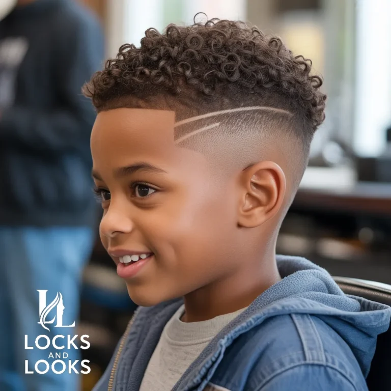 Short Taper with Curly Top