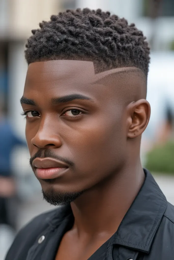 Short Tapered Afro