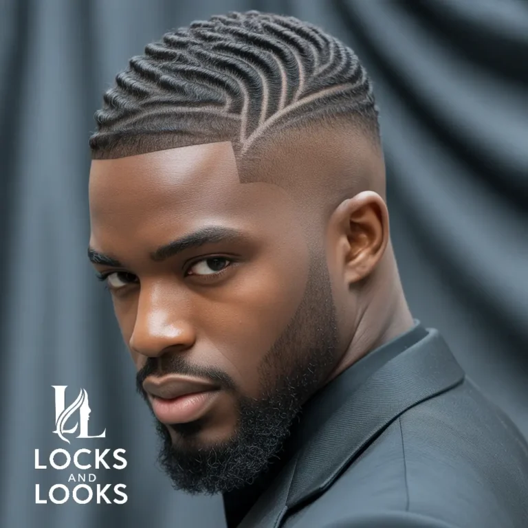 Short Waves with Beard Fade