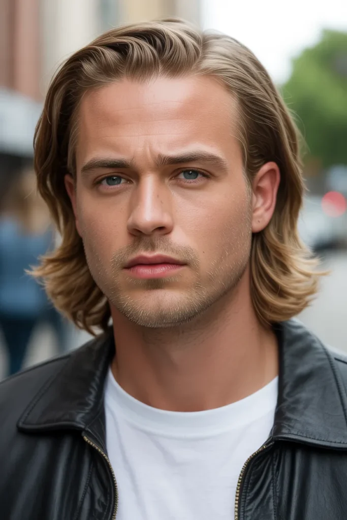Shoulder-Length Cut with Tapered Ends