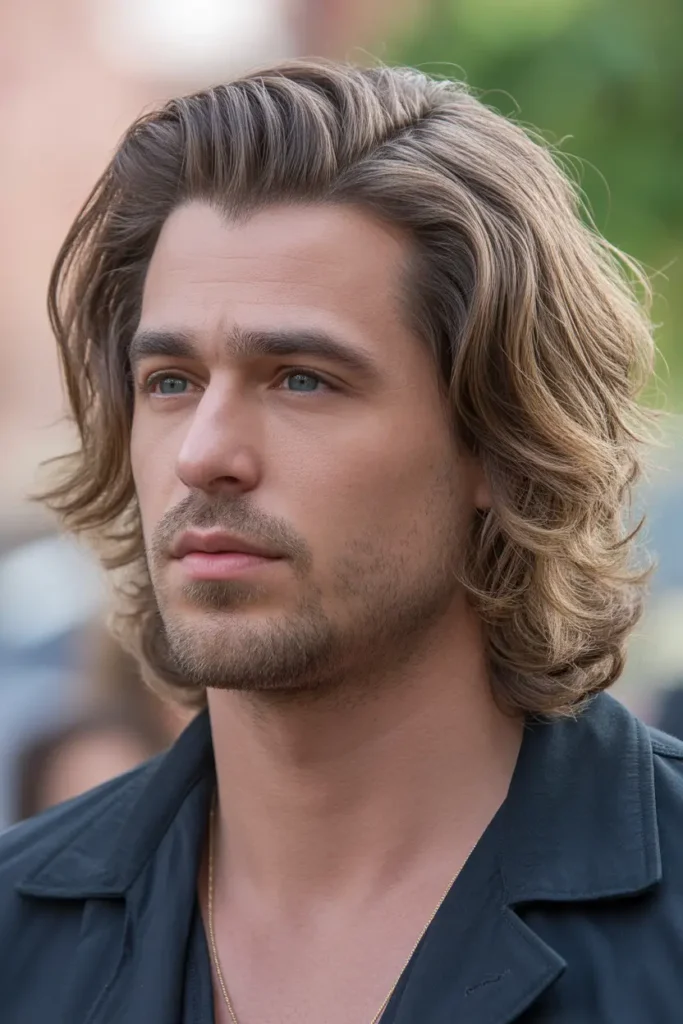Shoulder-Length Flow with Volume Crown