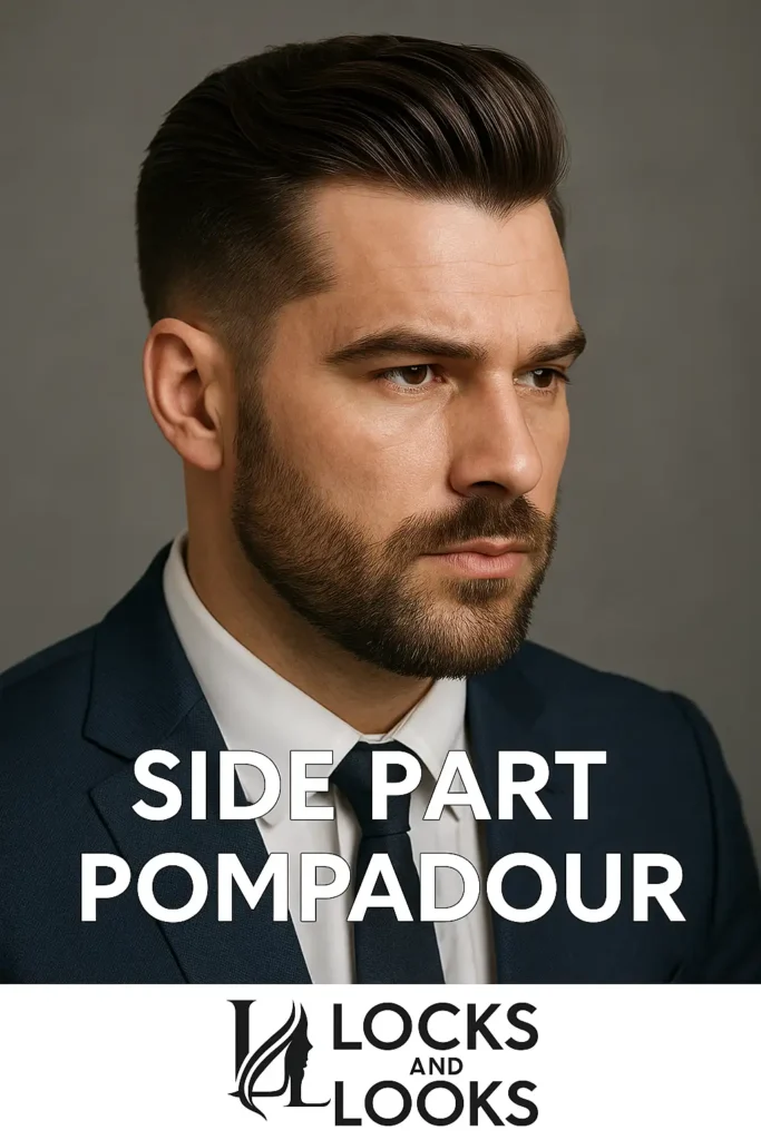 Side Part Pompadour