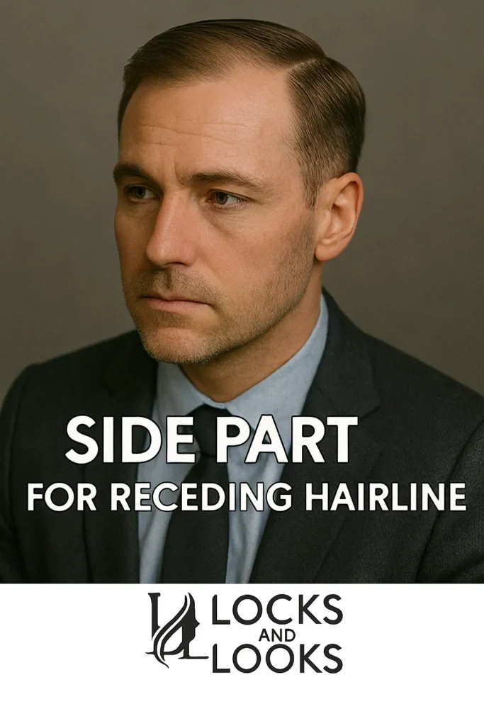 Side Part for Receding Hairline