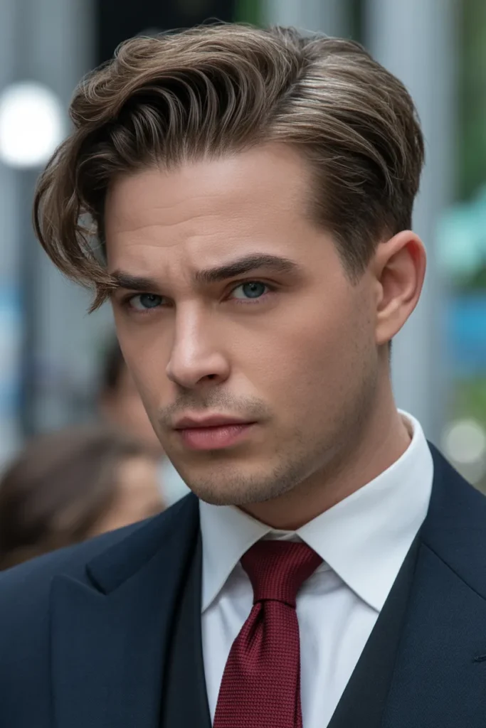 Side Part with Volume