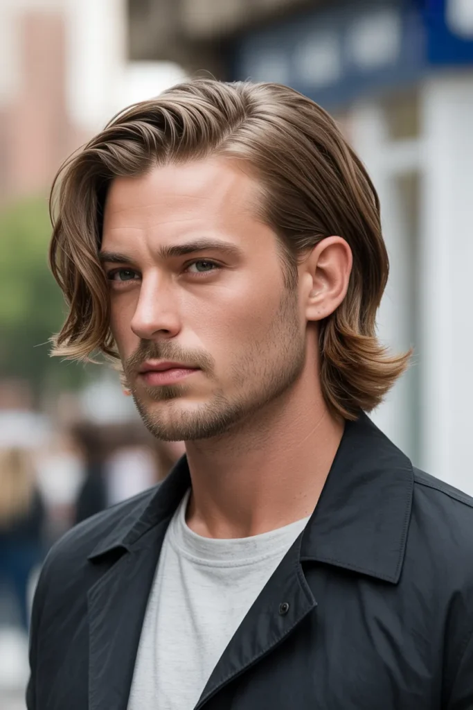 Side-Parted Medium Layers