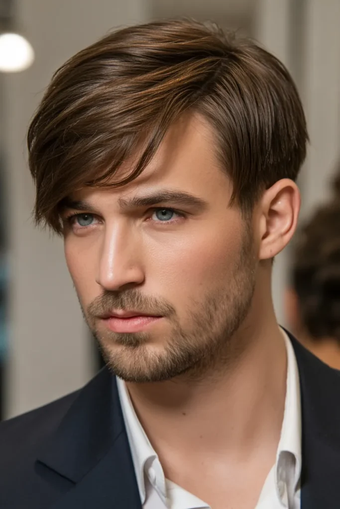 Side-Swept Bangs with Volume