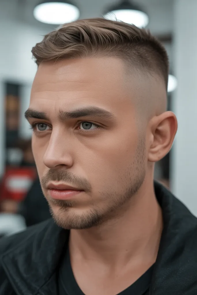 Skin Fade with Short Top