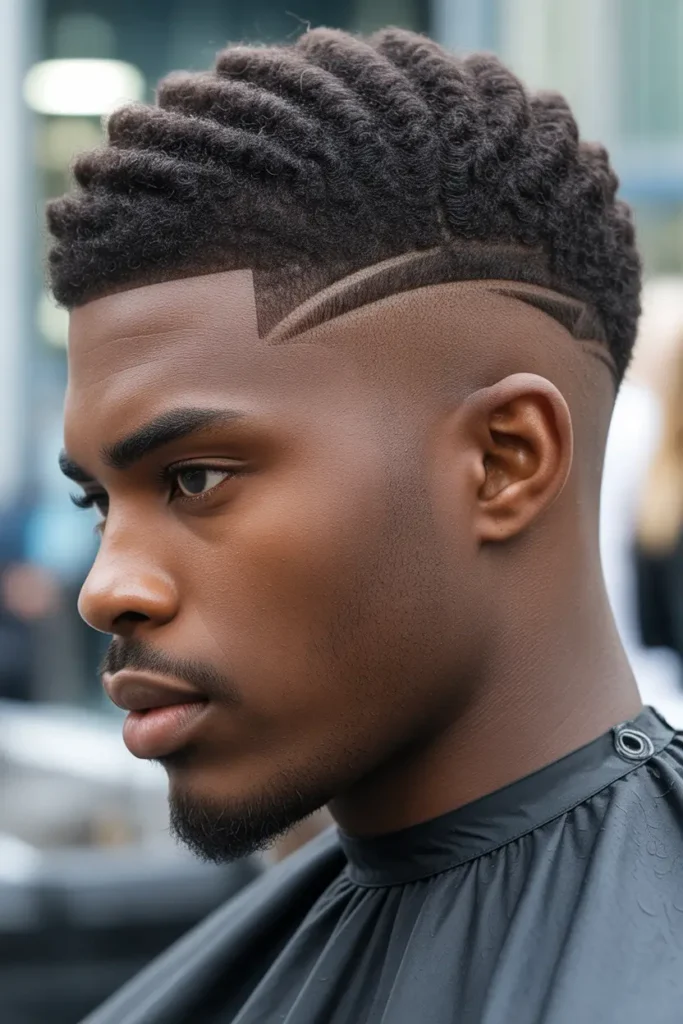 Skin Fade with Waves