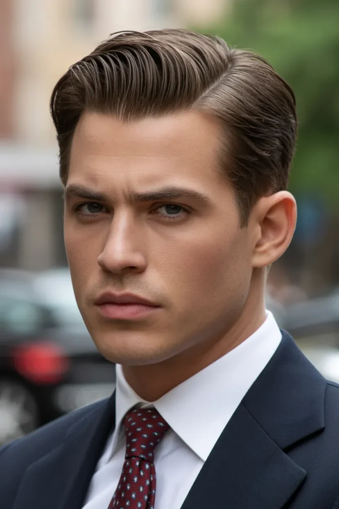 Slick Back Comb Over