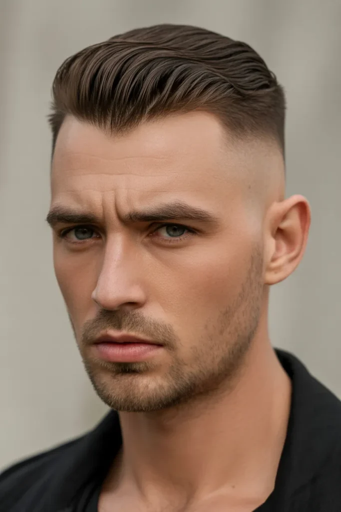 Slick Back Crew Cut