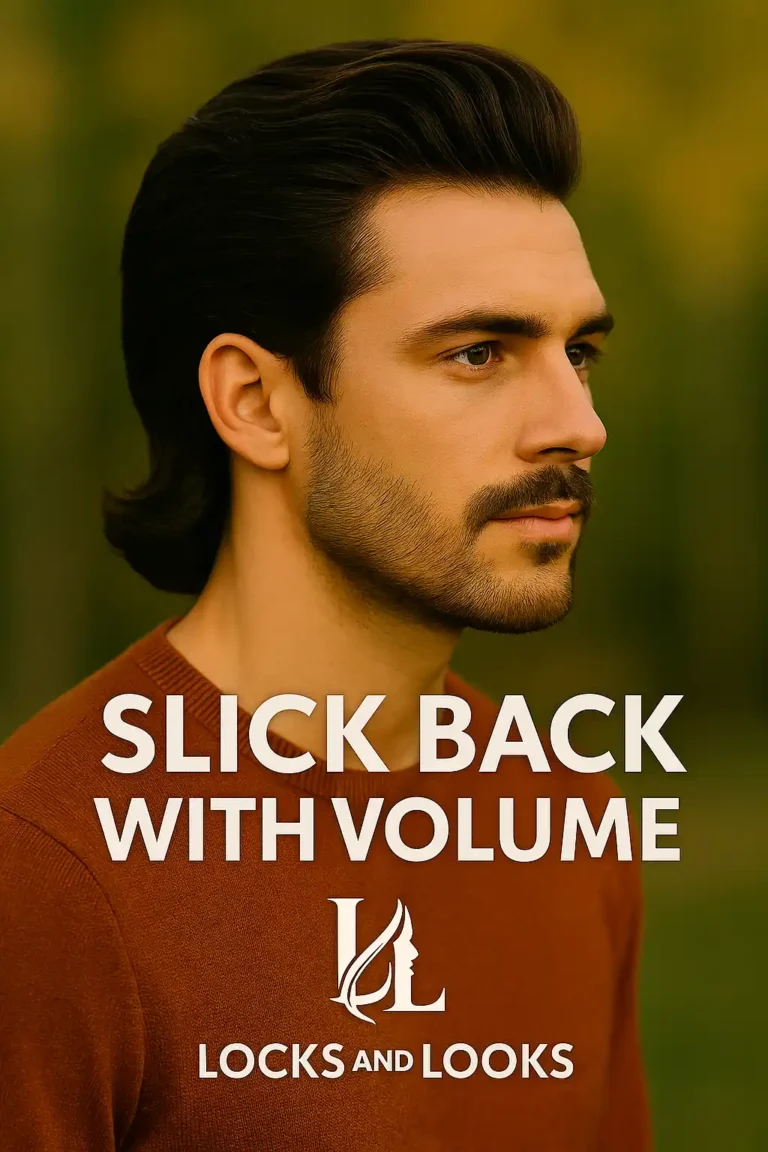 Slick Back with Volume