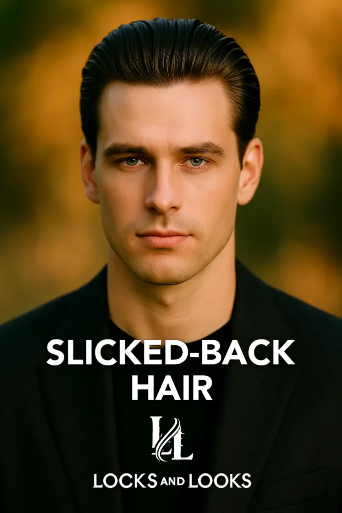 Slicked-Back Hair