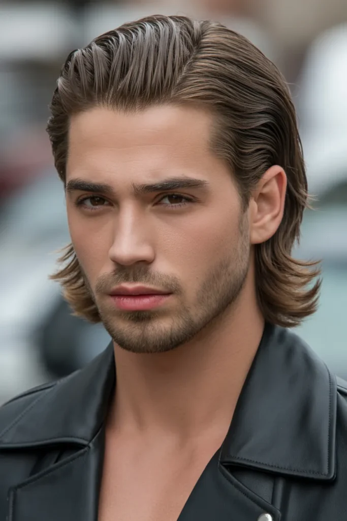 Slicked Back with Volume