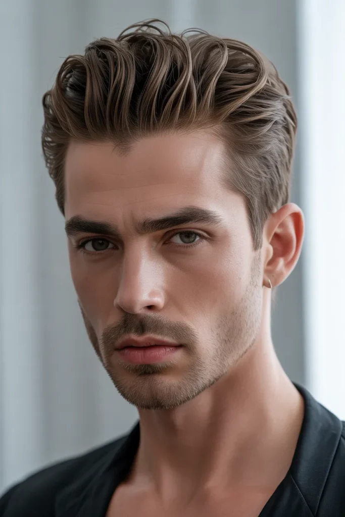 Slicked Back with Volume