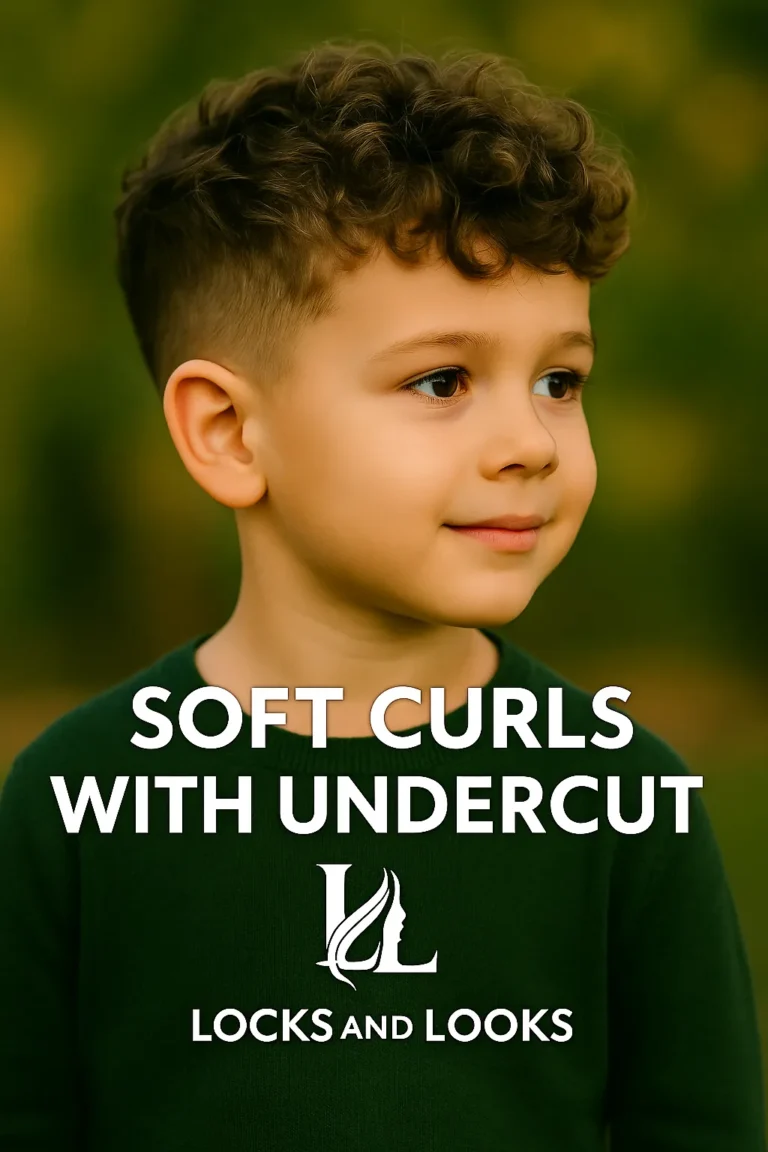 Soft Curls with Undercut