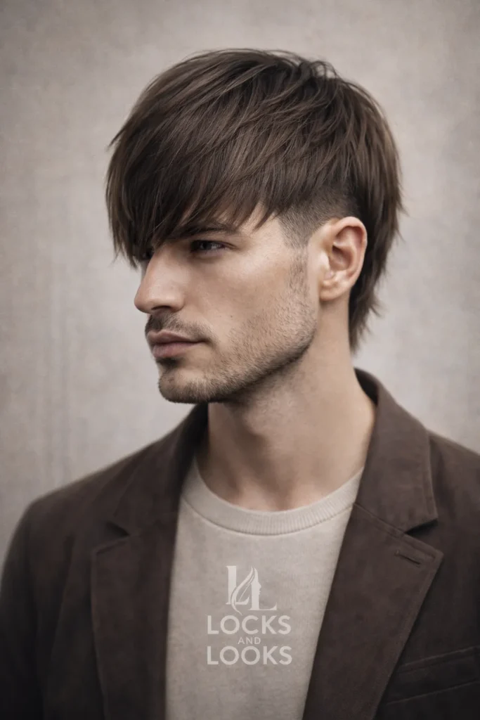 Soft Shag for Straight Hair