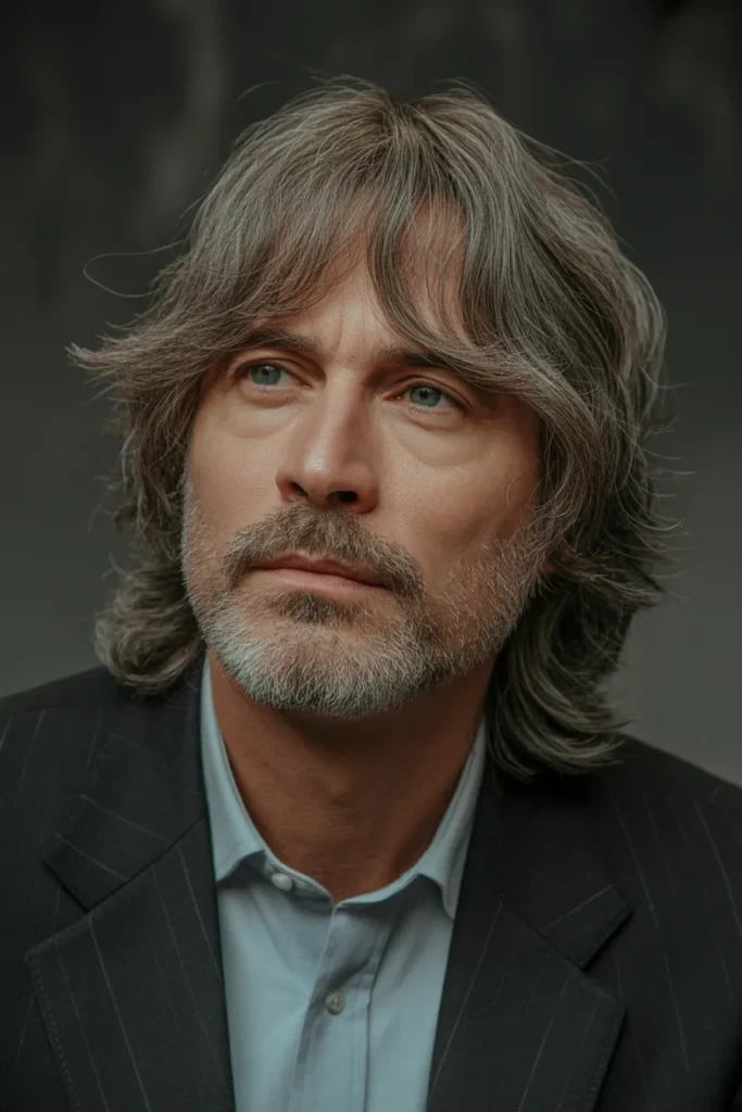 Soft Shag with Curtain Bangs