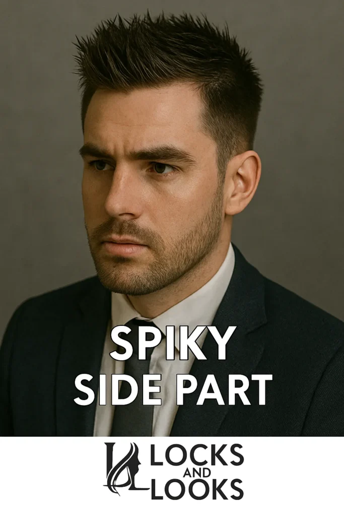 Spiky Side Part