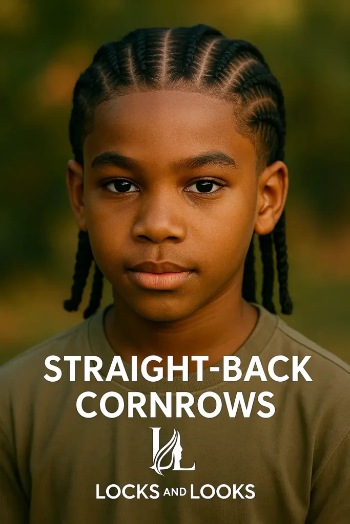 Straight-Back Cornrows