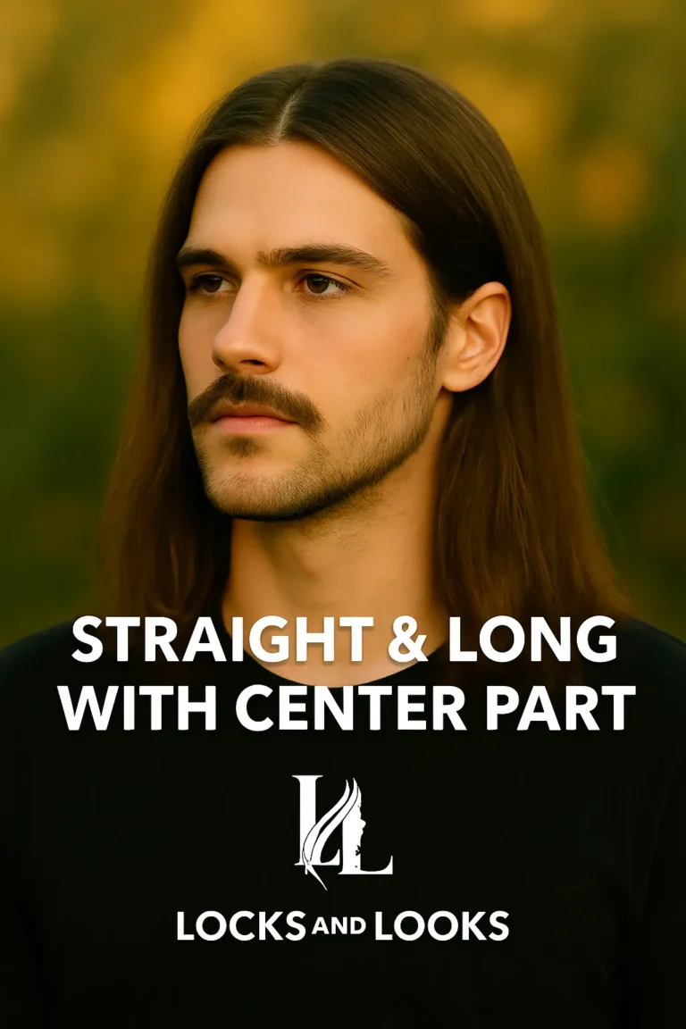 Straight & Long with Center Part