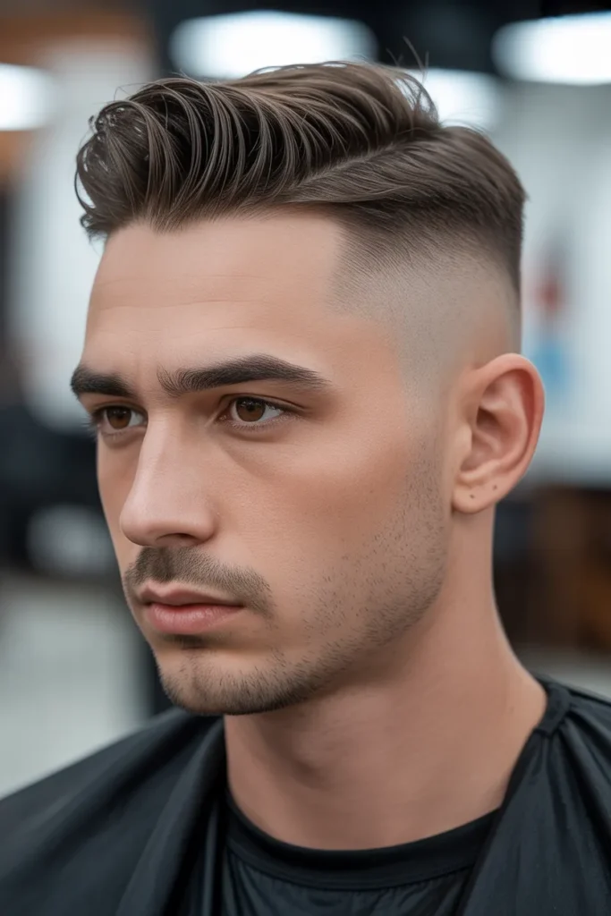 Taper Fade with Comb Over