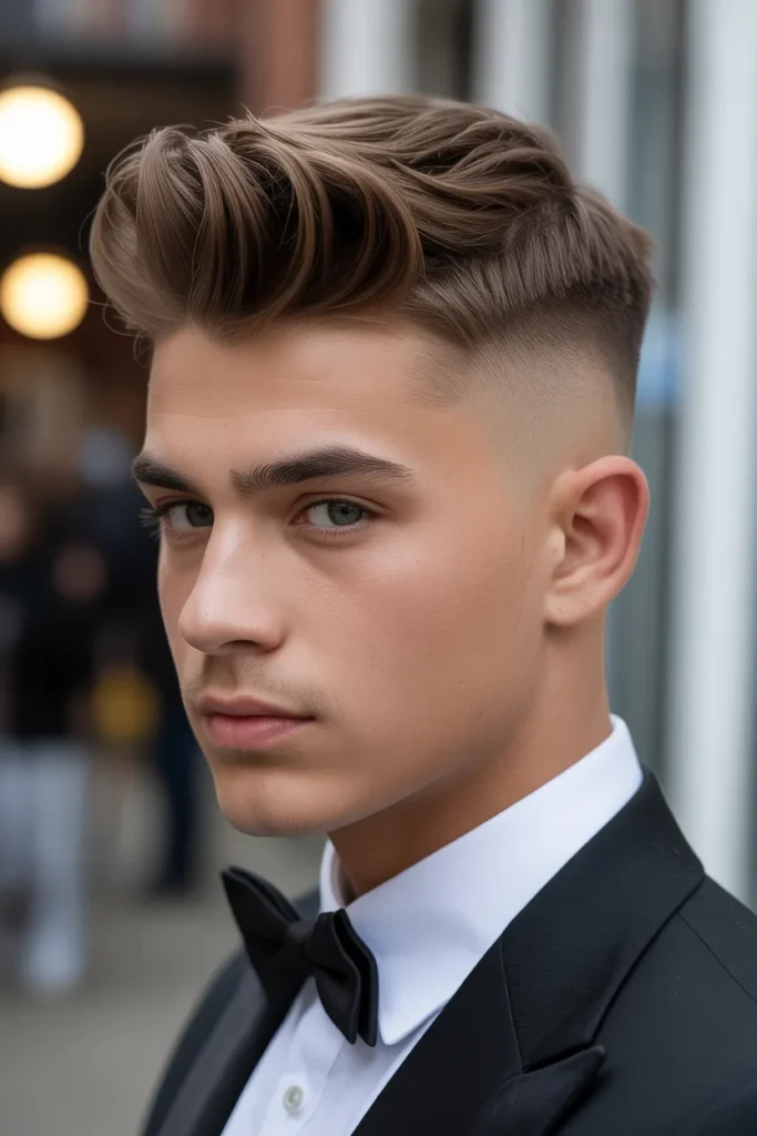 Taper Fade with Quiff