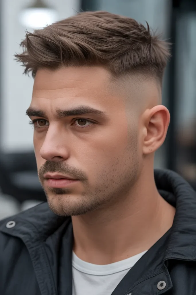 Taper Fade with Textured Top
