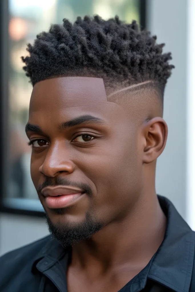 Tapered Afro Fade