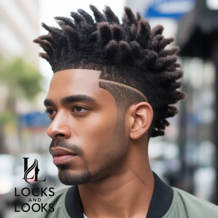 Tapered Afro with Sponge Texture