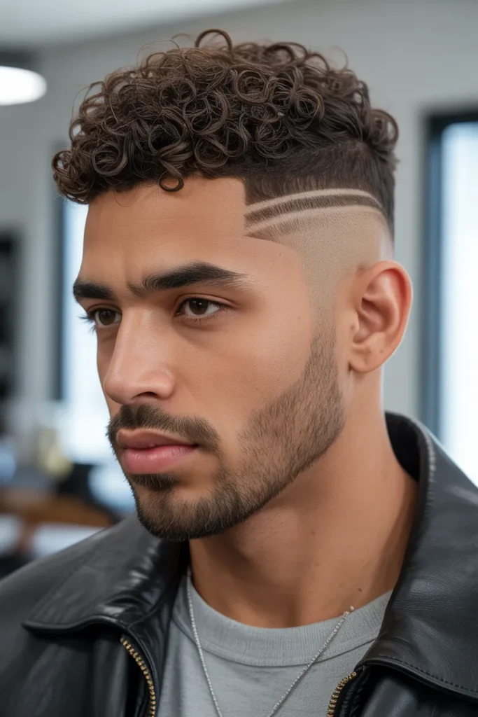 Temp Fade with Curls