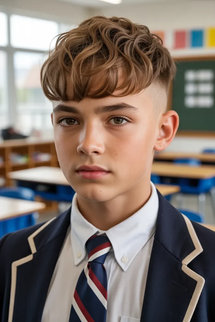 Textured Crop with Fringe