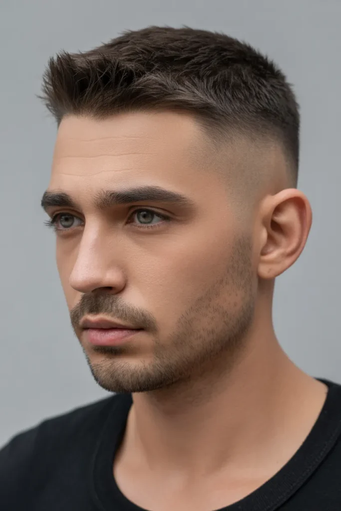 Textured Crop with Temple Taper