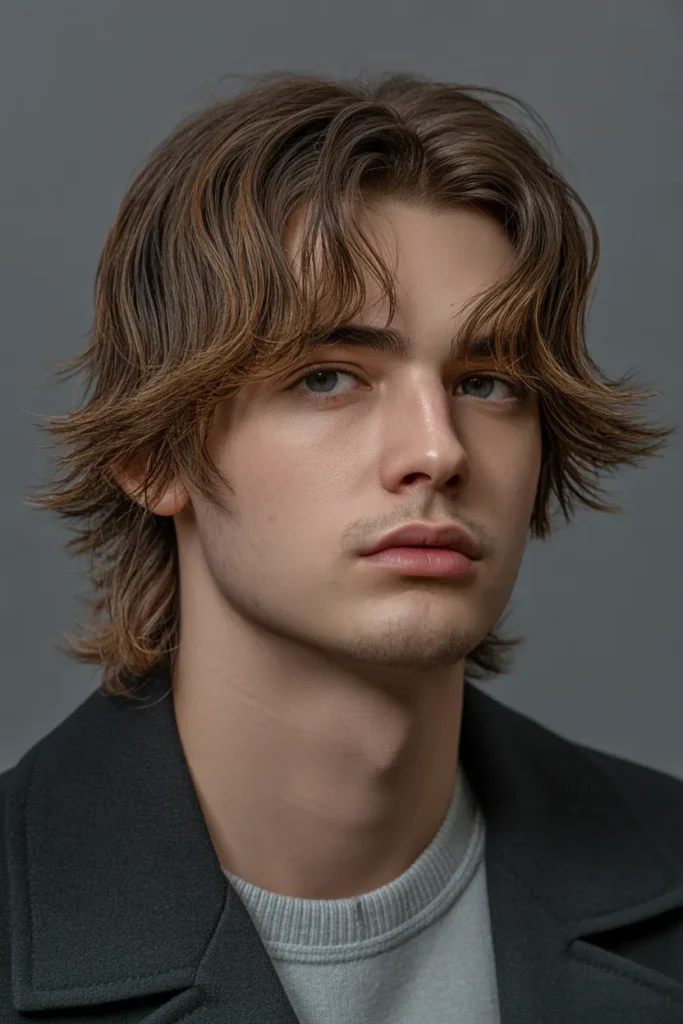 Textured Ends with Bangs